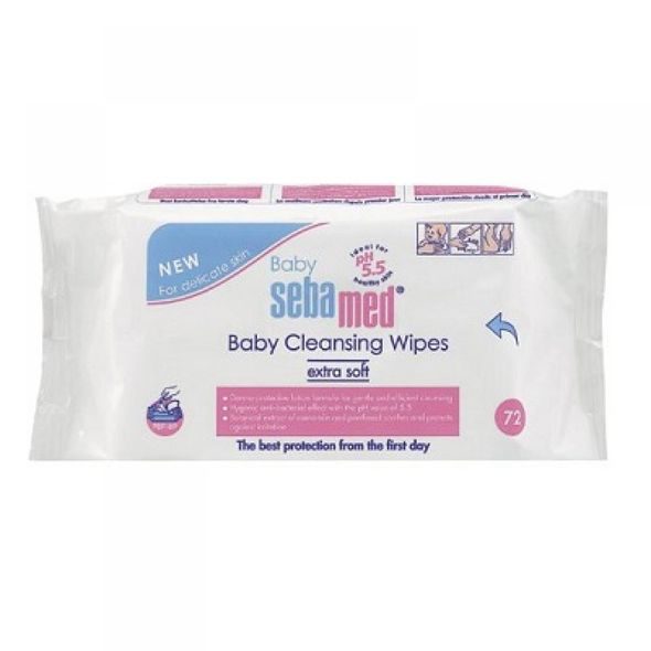 SEBAMED DĚTSKÉ ZVLHČENÉ UBROUSKY - VLHČENÉ UBROUSKY - PŘEBALOVÁNÍ
