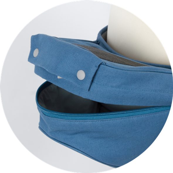 NUVOLINO NOSIČ NA DÍTĚ ACTIVE HIPSEAT BLUE - KLOKANKY A ŠÁTKY - NOŠENÍ & SPORT