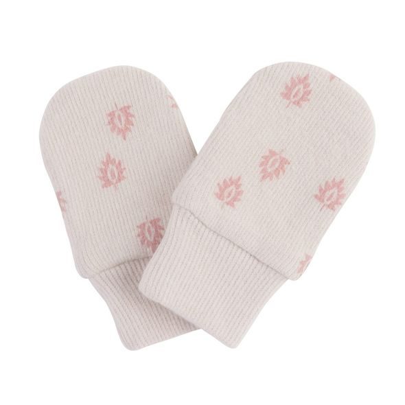 LODGER MITTENS PRINT RIB TAN - RUKAVIČKY, ŠÁTKY, NÁKRČNÍKY - PRO DĚTI