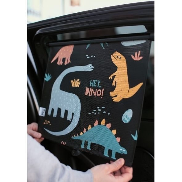 LEOKID SLUNEČNÍ CLONA DO AUTA HEY DINO - SLUNEČNÍ ROLETY A CLONY - AUTOSEDAČKY A PŘÍSLUŠENSTVÍ
