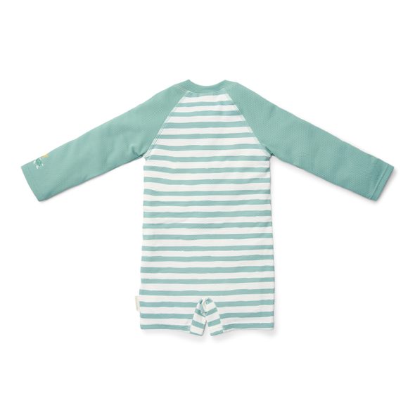 LITTLE DUTCH PLAVKY DLOUHÝ RUKÁV STRIPES SURF BLUE VEL. 86/92 - KOJENECKÉ PLAVKY - KOUPÁNÍ A ZDRAVÍ