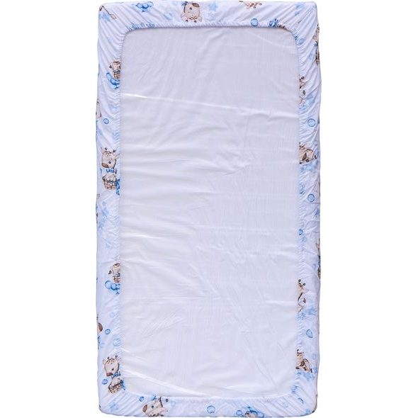 SCARLETT PROSTĚRADLO DO POSTÝLKY FIKI MODRÉ 120X60 CM - PROSTĚRADLA - SPINKÁNÍ