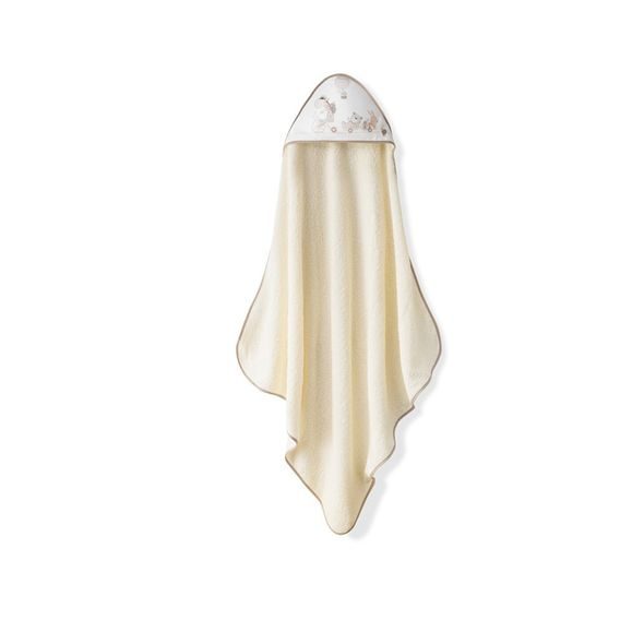 INTERBABY OSUŠKA FROTÉ ZVÍŘÁTKA - KRÉMOVÁ - OSUŠKY A DĚTSKÉ ŽUPANY - KOUPÁNÍ A ZDRAVÍ