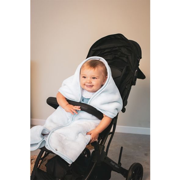 INTERBABY DEKA MEDVÍDEK 80X90 - MODRÁ - DĚTSKÉ DEKY PRO MIMINKA - SPINKÁNÍ