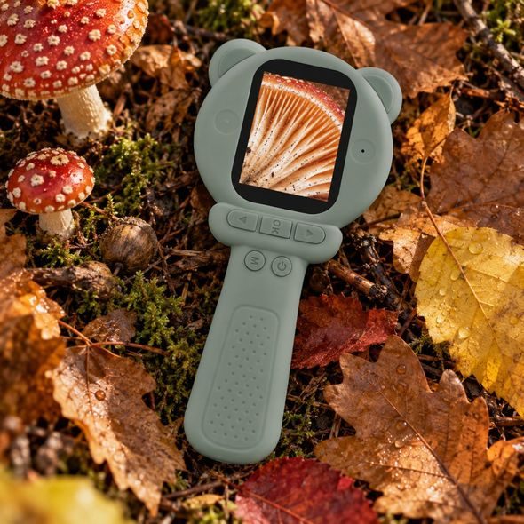 ZAZU DĚTSKÝ DIGITÁLNÍ MIKROSKOP - ZELENÝ - DĚTSKÉ ZAHRADNÍ NÁŘADÍ - PRO DĚTI
