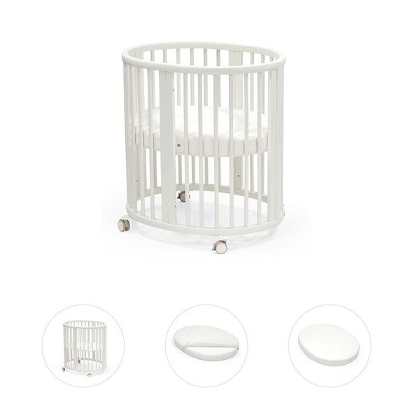 STOKKE® SLEEPI™ MINI V3 + MATRACE + PROSTĚRADLO - DŘEVĚNÉ POSTÝLKY - SPINKÁNÍ