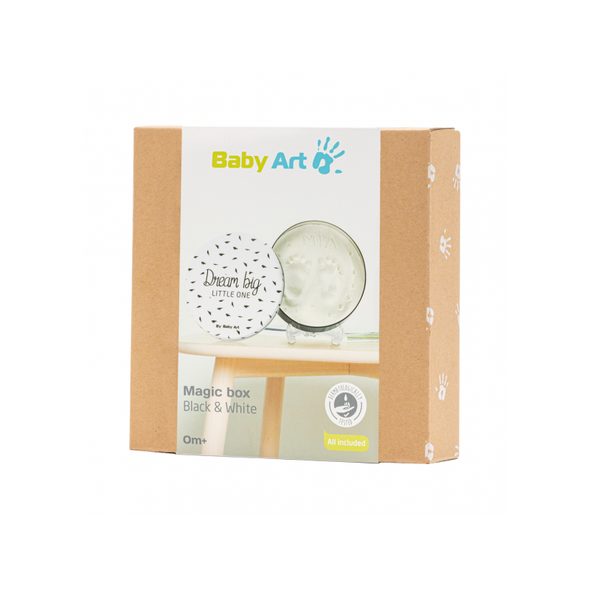 BABY ART MAGIC BOX ROUND BLACK & WHITE - OTISKY A ALBA - PRO MAMINKY