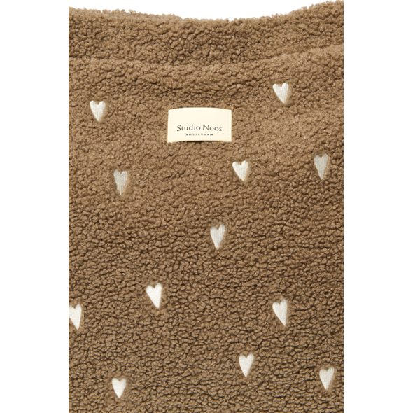 STUDIO NOOS TEDDY HEARTS PŘEBALOVACÍ TAŠKA BROWN HEARTS - PŘEBALOVACÍ TAŠKY - KOČÁRKY A PŘÍSLUŠENSTVÍ
