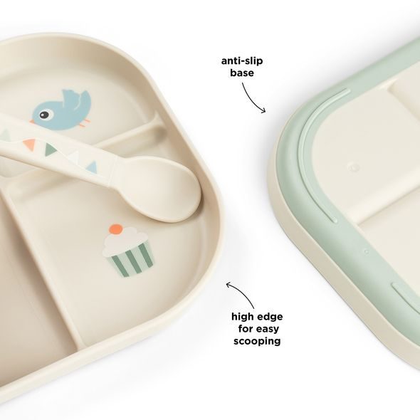 DONE BY DEER FOODIE DĚLENÝ TALÍŘ CELEBRATION - MISKY, TALÍŘKY A PODLOŽKY - KRMENÍ