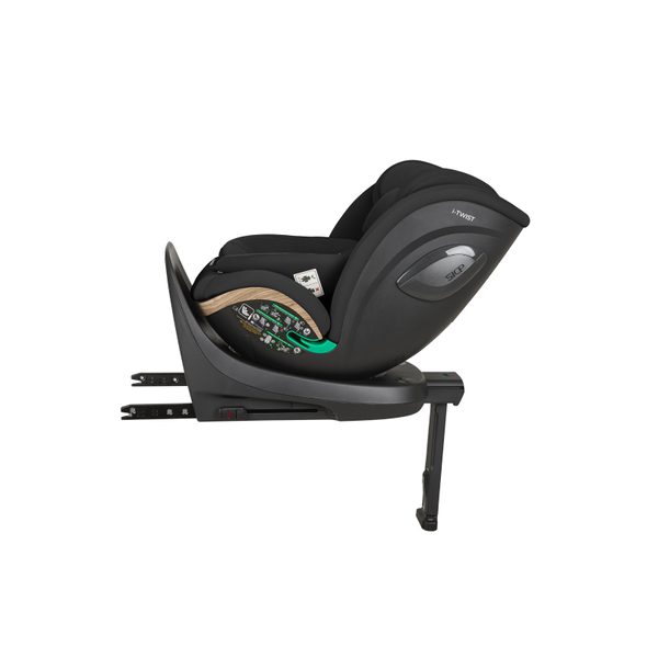 KIKKABOO AUTOSEDAČKA 40-150 CM I-TWIST I-SIZE BLACK - AUTOSEDAČKY 0-36KG - AUTOSEDAČKY A PŘÍSLUŠENSTVÍ