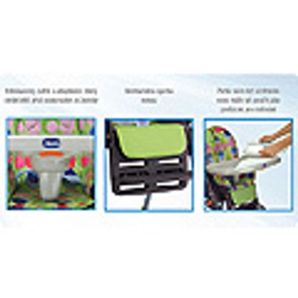 CHICCO JÍDELNÍ ŽIDLE POLLY SAFARI 2010 - VÝPRODEJ - OUTLET