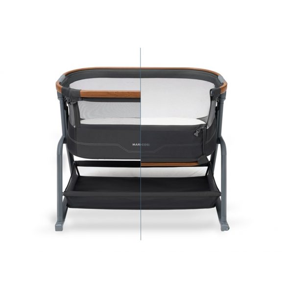 MAXI-COSI IORA PLUS POSTÝLKA PŘENOSNÁ ELEGANCE GRAPHITE - K RODIČOVSKÉ POSTELI - SPINKÁNÍ
