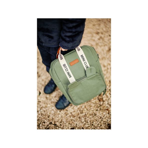 CHILDHOME DĚTSKÝ BATOH MINI CLUB SIGNATURE GREEN - BATOHY A TAŠKY - PRO DĚTI