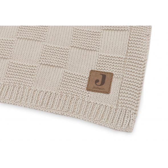 JOLLEIN DEKA 75X100CM BOX KNIT WARM SAND - DĚTSKÉ DEKY PRO MIMINKA - SPINKÁNÍ