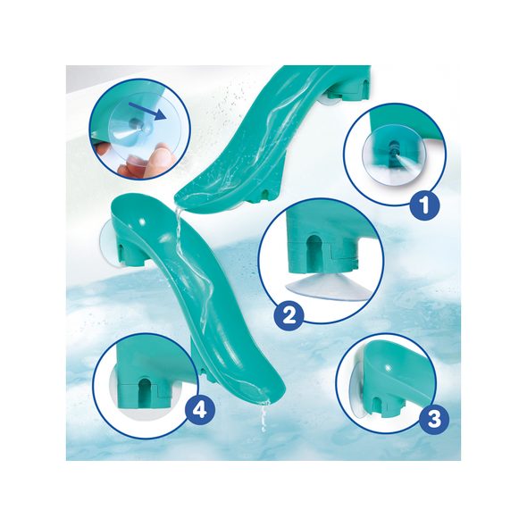 LUDI SADA DO KOUPELE TOBOGÁN - HRAČKY DO VANY - PRO DĚTI