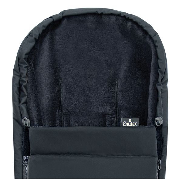 EMITEX FUSAK FLUFFY GO WILD BLACK - FUSAKY DO KOČÁRKU - KOČÁRKY A PŘÍSLUŠENSTVÍ