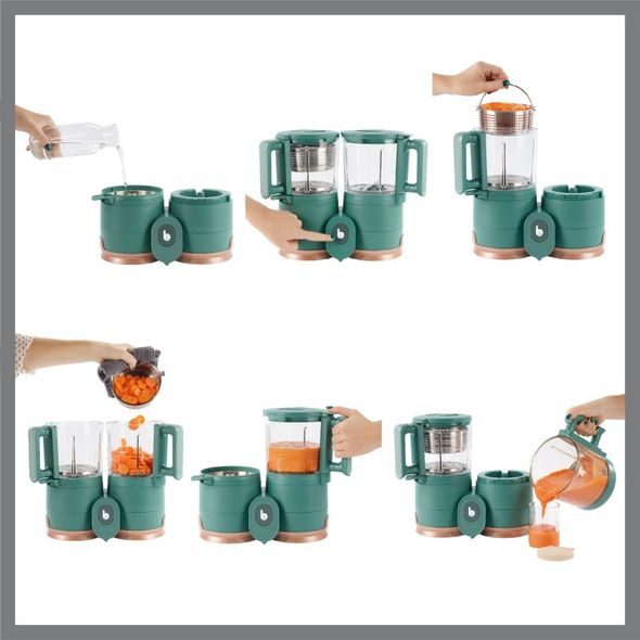 BABYMOOV MULTIFUNKČNÍ PŘÍSTROJ NUTRIBABY GLASS - KUCHYŇSKÉ PŘÍSTROJE - KRMENÍ