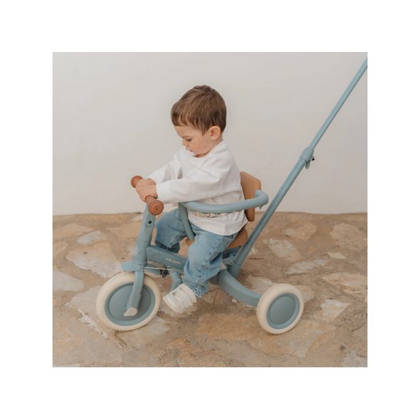 LITTLE DUTCH TŘÍKOLKA 4V1 BLUE - TŘÍKOLKY ŠLAPACÍ - NOŠENÍ & SPORT