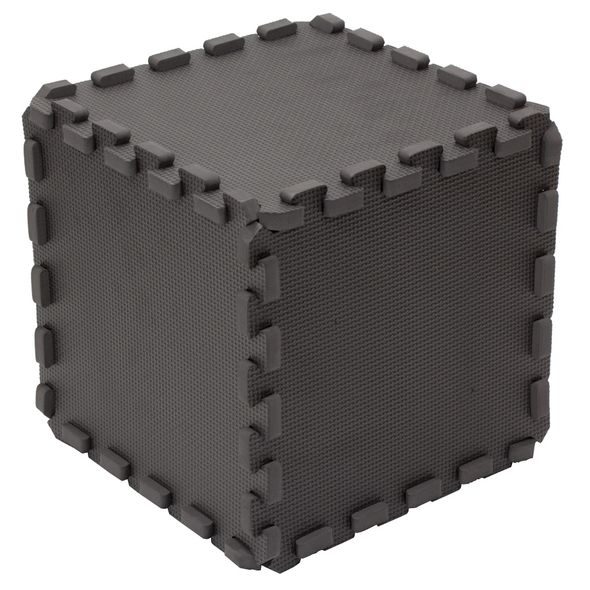 RIALTO BABY HRACÍ PODLOŽKA PUZZLE COOL GRAY 120X120 CM - HRACÍ PODLOŽKY NA ZEM - SPINKÁNÍ