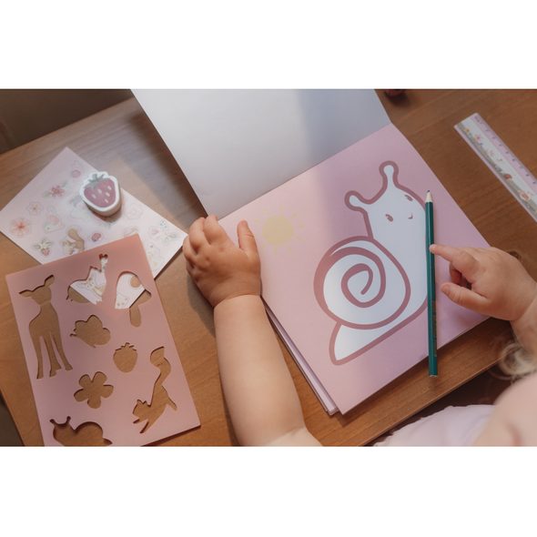 LITTLE DUTCH OMALOVÁNKY FAIRY GARDEN - VÝTVARNÉ POMŮCKY A HRAČKY - PRO DĚTI