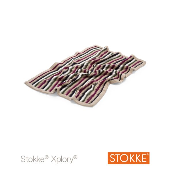 STOKKE® STROLLER PLETENÁ DEKA DO KOČÁRKU - DĚTSKÉ DEKY PRO MIMINKA - SPINKÁNÍ