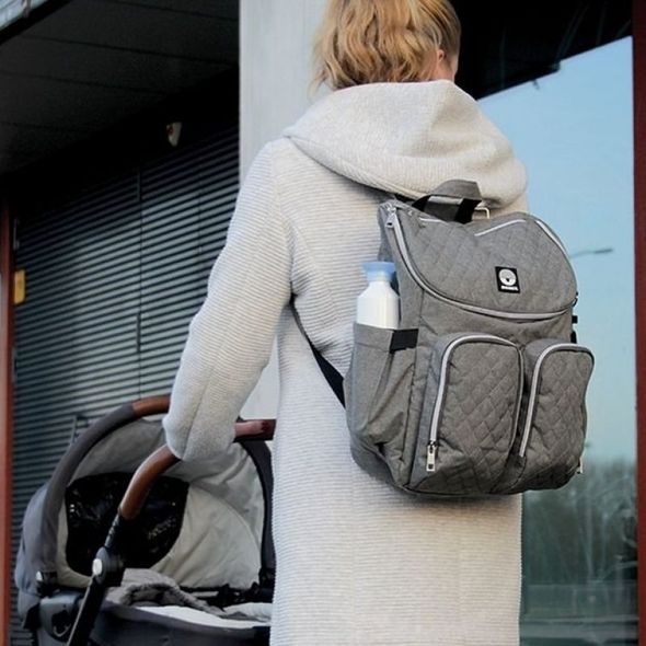 DOOKY PŘEBALOVACÍ BATOH 2V1 GREY MELANGE - PŘEBALOVACÍ BATOHY - KOČÁRKY A PŘÍSLUŠENSTVÍ