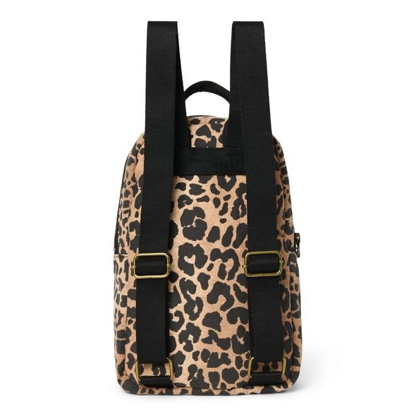 STUDIO NOOS COTTON MINI BACKPACK BROWN LEOPARD - ORGANIZÉRY A KOŠÍKY - KOČÁRKY A PŘÍSLUŠENSTVÍ