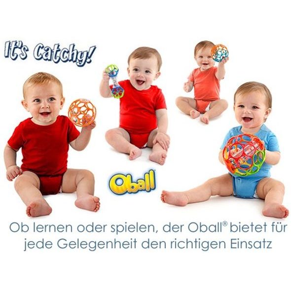 OBALL HRAČKA OBALL 10 CM, MIX BAREV 0M+ - KOUSÁTKA - PRO DĚTI