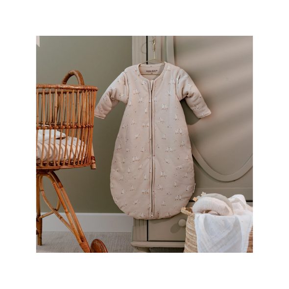 LITTLE DUTCH SPACÍ PYTEL S ODDĚLITELNÝMI RUKÁVY 90 CM HUSA NEWBORN NATURALS - SPACÍ PYTLE - SPINKÁNÍ