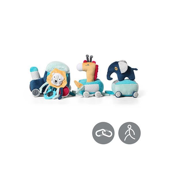 BABYONO HRAČKA EDUKATIVNÍ SAFARI VLAK 0M+ - AKTIVNÍ HRAČKY - PRO DĚTI