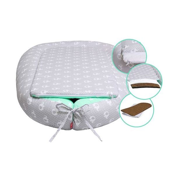 SCAMP HNÍZDO KOKOS (ELEPHANTGREENGREY) - HNÍZDEČKA - SPINKÁNÍ