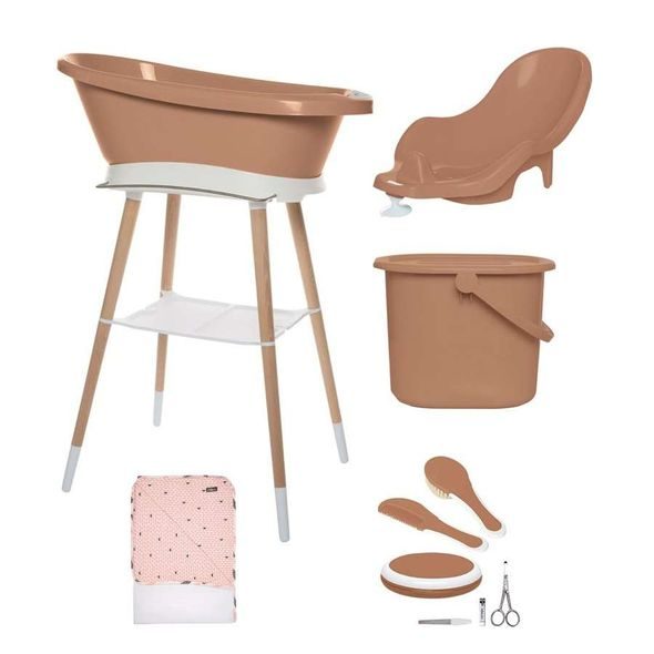 BEBE-JOU DIGITÁLNÍ KOUPACÍ SADA BÉBÉ-JOU SENSE PLUS COPPER 7 DÍLNÁ S OSUŠKOU - VANIČKY PLASTOVÉ - KOUPÁNÍ A ZDRAVÍ