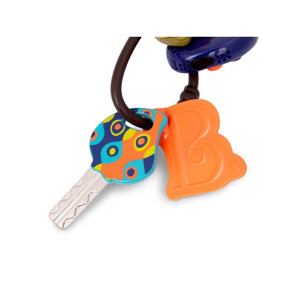 B-TOYS ELEKTRONICKÉ KLÍČKY LUCKEYS MODRÉ - HRAČKY SE ZVUKY - PRO DĚTI