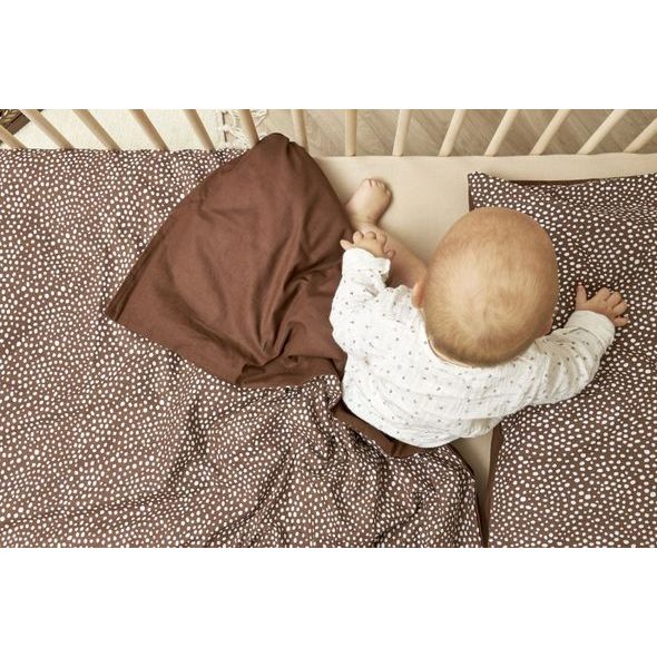 MEYCO POVLEČENÍ 100X135 CM - CHEETAH CHOCOLATE / CHOCOLATE - POVLEČENÍ DO POSTÝLKY - SPINKÁNÍ