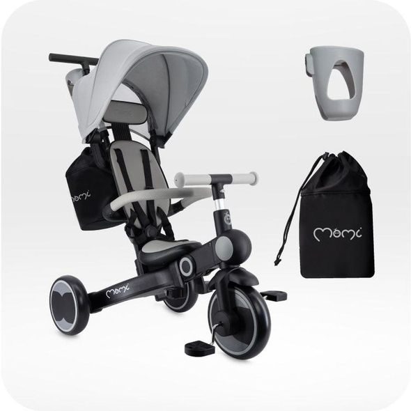 MOMI TŘÍKOLKA MOMI SOLIVIA ŠEDÁ - TŘÍKOLKY ŠLAPACÍ - NOŠENÍ & SPORT