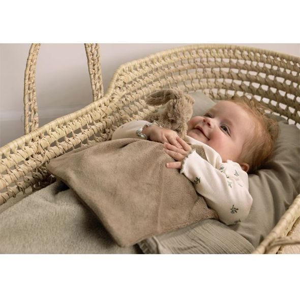 HAPPY HORSE HAPPY HORSE | KRÁLÍČEK RICHIE S DEČKOU MODRÝ VELIKOST: 28 CM - HAPPY HORSE - PRO DĚTI