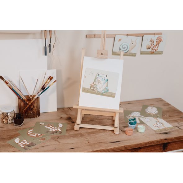 LITTLE DUTCH KREATIVNÍ SADA MALOVÁNÍ PRSTY FOREST FRIENDS - VÝTVARNÉ POMŮCKY A HRAČKY - PRO DĚTI