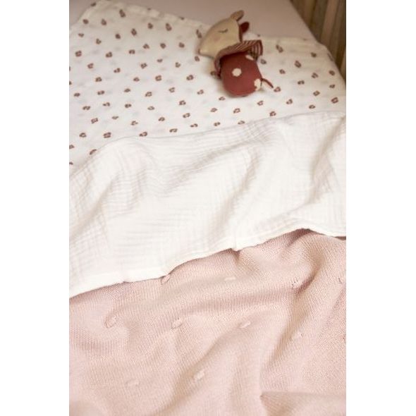 MEYCO MUŠELÍNOVÁ PŘIKRÝVKA 75X100 - OFFWHITE - DĚTSKÉ DEKY PRO MIMINKA - SPINKÁNÍ