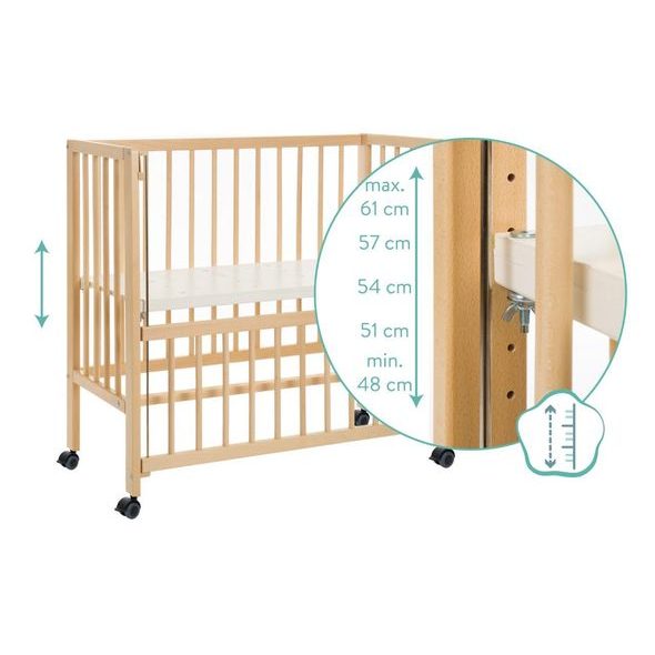 FILLIKID PŘÍSTAVNÁ POSTÝLKA COCON NATURE - K RODIČOVSKÉ POSTELI - SPINKÁNÍ