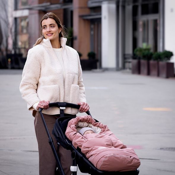 VOKSI CITY BLUSH PINK WINGS - FUSAKY DO KOČÁRKU - KOČÁRKY A PŘÍSLUŠENSTVÍ