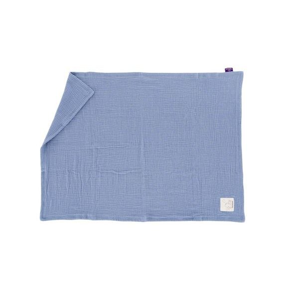 TRÄUMELAND MUŠELÍNOVÁ DEKA 100 X 75 CM HELLBLAU - DĚTSKÉ DEKY PRO MIMINKA - SPINKÁNÍ