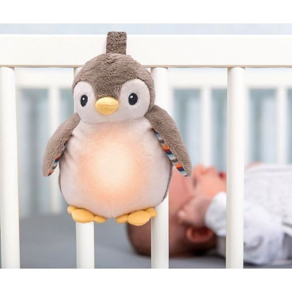 ZAZU TUČŇÁK PHOEBE ŠUMÍCÍ ZVÍŘÁTKO S NOČNÍM SVĚTLEM A HLASOVÝM REKORDÉREM - USÍNÁČCI ŠUMÍCÍ / S TLUKOTEM - PRO DĚTI