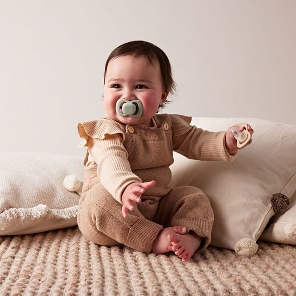 B.BOX DUDLÍKY SILIKONOVÉ 0-6M, 2KS - BLUSH/LATTE - ŠIDÍTKA A DOPLŇKY - KRMENÍ