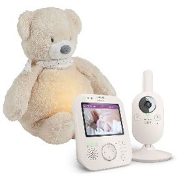 PHILIPS AVENT BABY VIDEO MONITOR SCD891/26 + ZDARMA NATTOU USÍNÁČEK 4V1 - ELEKTRONICKÉ CHŮVIČKY - SPINKÁNÍ