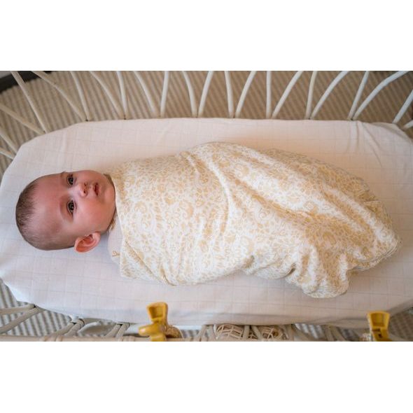 LODGER SWADDLER FLOWER TRIBE 2BALENÍ 120 X 120 CM CLOUD DANCER - ZAVINOVACÍ PLENY / OSUŠKY VELKÉ - PŘEBALOVÁNÍ