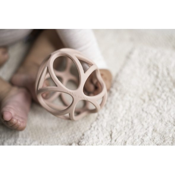 LITTLE DUTCH SENZORICKÝ MÍČEK PINK - SENZORICKÉ HRAČKY - PRO DĚTI