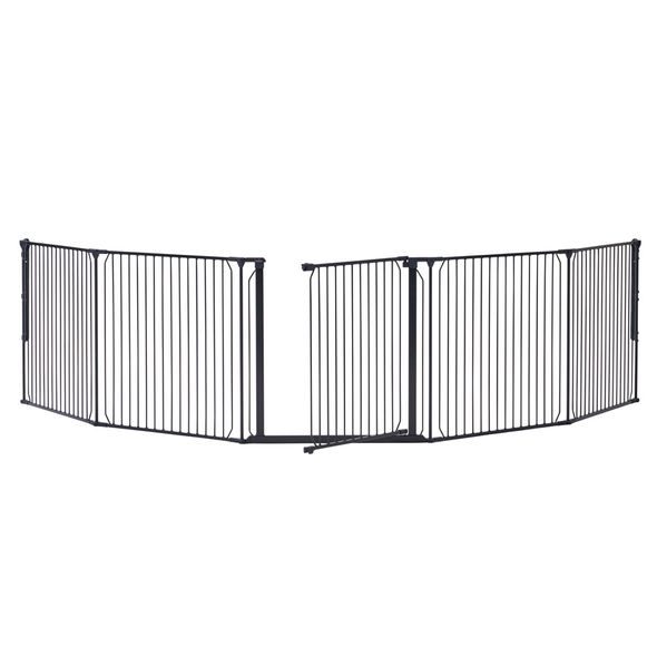 BABY DAN UNIVERZÁLNÍ PROSTOROVÁ ZÁBRANA BABYDAN CARL XXX WIDE, ČERNÁ - OHRÁDKY - KOUPÁNÍ A ZDRAVÍ