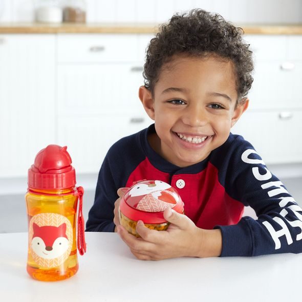 SKIP HOP ZOO NÁDOBA NA SUŠENKY - LIŠKA 12M+ - KRABIČKY NA SVAČINU - KRMENÍ