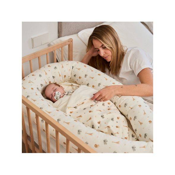 ECUS KIDS DĚTSKÁ MATRACE HNÍZDO 89X58 CM CARE SAFARI - MATRACE DO POSTÝLKY - SPINKÁNÍ