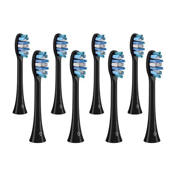 TRUELIFE SONICBRUSH CLEAN-SERIES HEADS WHITEN BLACK 8 PACK NÁHRADNÍ HLAVICE - PÉČE O ZUBY - PRO MAMINKY